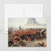 Carte Postale Bataille d'Isandlwana (Devant / Derrière)