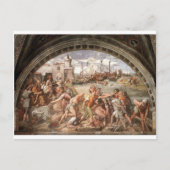 Carte Postale Bataille d'Ostie par Raphael (Devant)