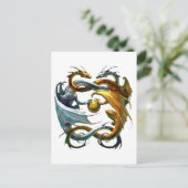 Carte Postale Bataille Dragons (Debout devant)