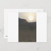 Carte Postale Bataille du coucher du soleil (Devant / Derrière)