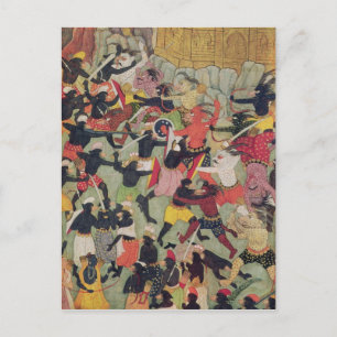 Carte Postale Bataille entre les armées de Rama et Ravana