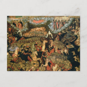 Carte Postale Bataille entre les troupes russes et tatares