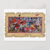 Carte Postale Bataille médiévale (Devant)
