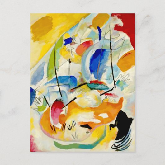 Carte Postale Bataille navale de Kandinsky 1913 (Devant)