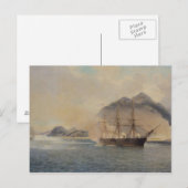 Carte Postale Bataille navale du détroit de Shimonoseki (Devant / Derrière)