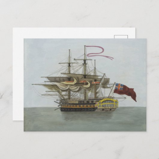 Carte Postale Bataillon naval (Devant / Derrière)