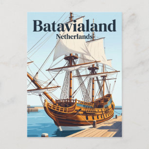 Carte Postale Batavialand Pays-Bas