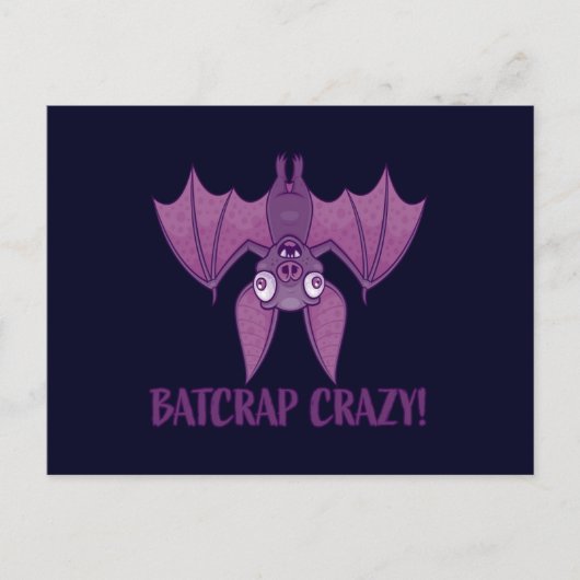 Carte Postale Batcrap Crazy Wacky (Devant)