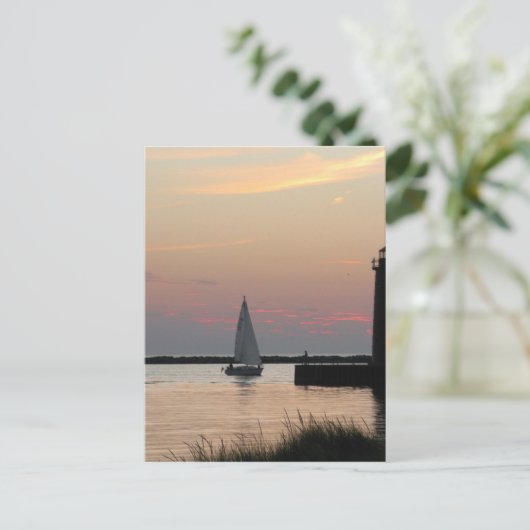 Carte Postale Bateau (Debout devant)