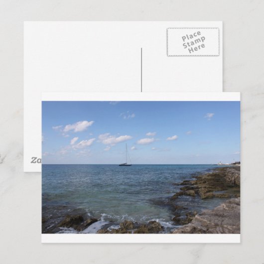 Carte Postale Bateau (Devant / Derrière)