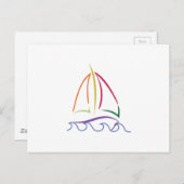 Carte Postale Bateau (Devant / Derrière)