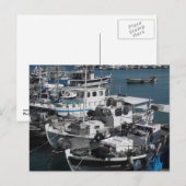 Carte postale bateau (Devant / Derrière)