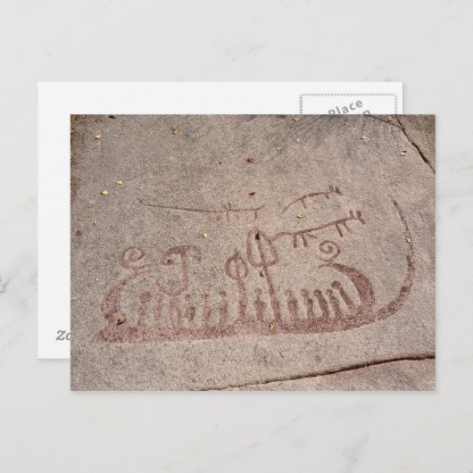 Carte Postale Bateau (Devant / Derrière)