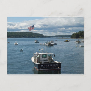 Carte Postale Bateau à Bar Harbour