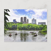 Carte Postale Bateau à Central Park (Devant)