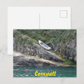 Carte Postale Bateau à Cornwall (Devant / Derrière)