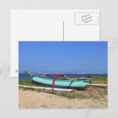 Carte Postale Bateau à déclenchement (Devant / Derrière)