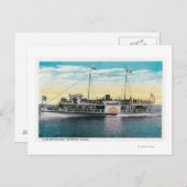 Carte Postale Bateau à fond de verre, Empereur, Avalon (Devant / Derrière)