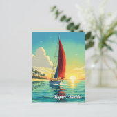 Carte Postale Bateau à Naples Floride Voyage (Debout devant)