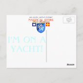 Carte Postale Bateau à pavillon américain nautique (Dos)