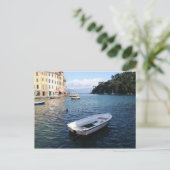 Carte Postale Bateau à Portofino Italie (Debout devant)
