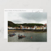 Carte Postale Bateau à Staithes (Devant / Derrière)