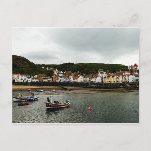 Carte Postale Bateau à Staithes (Devant)