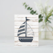 Carte Postale bateau à thème nautique 2 (Debout devant)