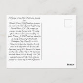 Carte Postale Bateau à vapeur Saint George 1863 (Dos)