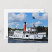 Carte Postale Bateau à vapeur Segwun (Devant / Derrière)