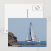 Carte Postale Bateau à voile (Devant / Derrière)