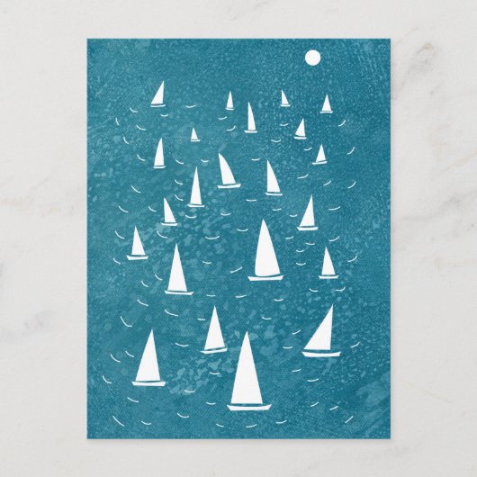 Carte Postale Bateau à voile (Devant)