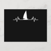 Carte Postale Bateau à voile Heartbeat Skipper Fun Catamaran Cad (Devant)