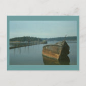 Carte postale - Bateau abandonné (Devant)