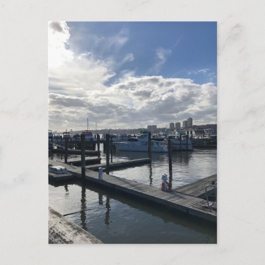 Carte Postale Bateau Basin, Riverside Park New York City NYC Pho (Devant)