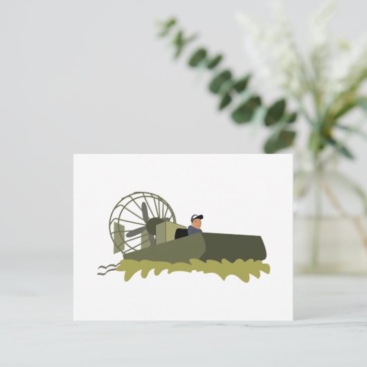 Carte Postale Bateau Bayou (Debout devant)