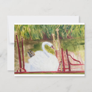 Carte Postale Bateau Boston Swan