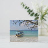 Carte Postale Bateau dans les tropiques (Debout devant)