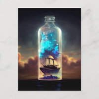 Bateau dans un Imaginaire bouteille Pirate Age of 