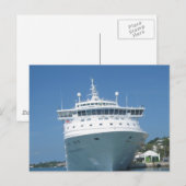 Carte Postale Bateau de croisière (Devant / Derrière)