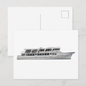 Carte Postale Bateau de croisière (Devant / Derrière)