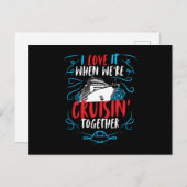 Carte Postale Bateau de croisière (Devant / Derrière)