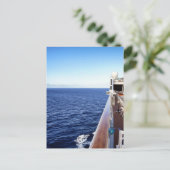 Carte Postale Bateau de croisière (Debout devant)