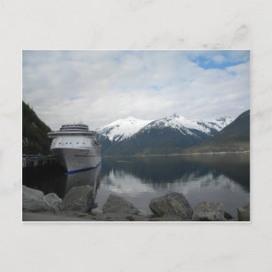 Carte Postale Bateau de croisière à Skagway, Alaska