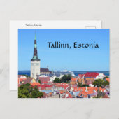 Carte Postale Bateau de croisière à Tallinn, Estonie (Devant / Derrière)