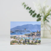 Carte Postale Bateau De Croisière Et Château De Bodrum (Debout devant)