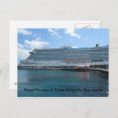 Carte Postale Bateau de croisière Royal Princess (Devant / Derrière)