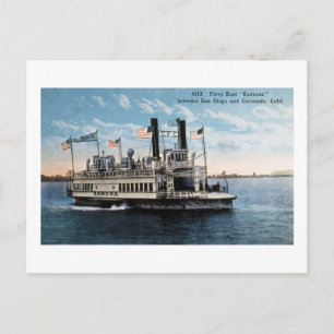 Carte Postale Bateau de ferry "Ramona"