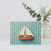 Carte postale Bateau de jouets (Debout devant)