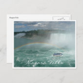 Carte Postale bateau de niagara falls (Devant / Derrière)